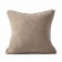 Decorative pillowcase "Tina", size 45x45 cm, dark beige color