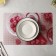 Serving napkin on the table "Pink Dessert", 42 × 27 cm, pink color