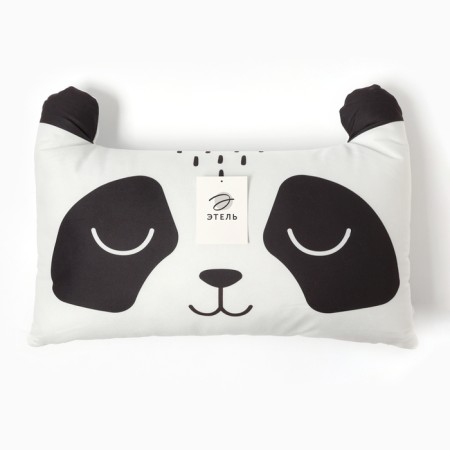 Decorative Ethel Panda pillow, 40*60 cm, 100% p/e, velor-3