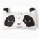 Decorative Ethel Panda pillow, 40*60 cm, 100% p/e, velor