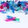 Filler from feathers for balls and gifts, assorted, 6g. Mix