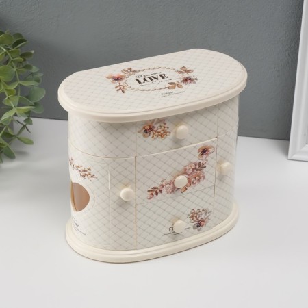 Musical MODE MOTHING COOM "Flower" White 17.5.20x11 cm