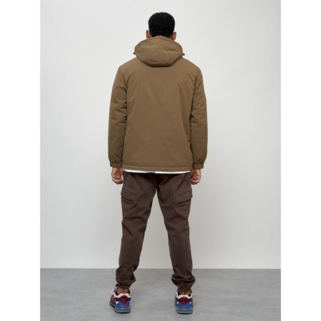 Male spring jacket, size 50, brown color-3