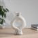 VAZA Ceramics Table "Picasso" (manual painting) long hands, 23x16 cm, black and white