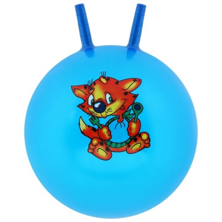 Jumping ball with horns, D = 45 cm, 350 g, Mix color-3