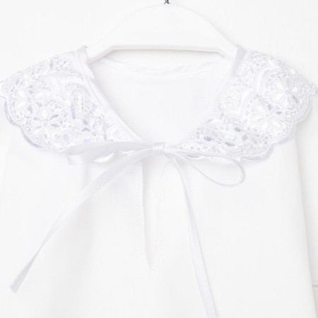 Baptismal shirt, white color, height 74-80 cm-1