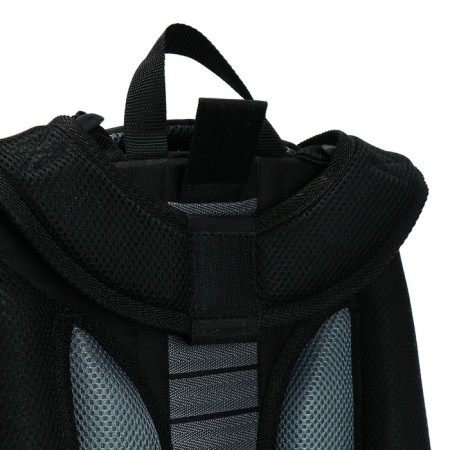 School backpack 38 x 30 x 16 cm, ergonomic back, stavia "monochrome", black-8