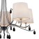 Suspended chandelier Mantra Andrea, E14, 5x20W, 510 mm, color chromium
