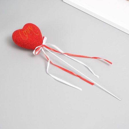 Decor for creativity "Love" length 20 cm, red-1