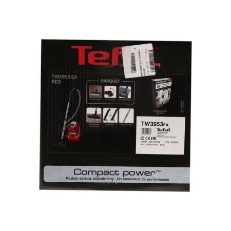 Vacuum cleaner Tefal TW3953EA, 750W, dry cleaning, 3 l, red-12