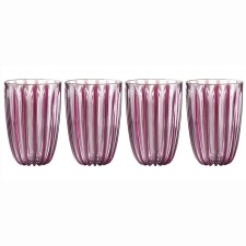 GUZZINI DOLCEVITA glasses set, 470 ml, 4 pcs, amethyst color