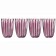 GUZZINI DOLCEVITA glasses set, 470 ml, 4 pcs, amethyst color