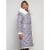 Coat insulated winter female, size 54, color gray