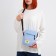 Youth bag with lightning, blue color