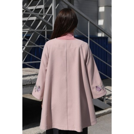 Female coat, size 48, pink color-14