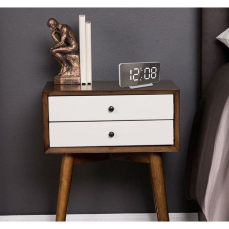 Electronic desktop watches with an alarm clock, a calendar, a thermometer 15.1 x 1.3 x 7.5 cm-1