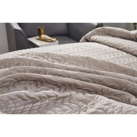 A set with a veil "Savannah", size 160x220 cm, 50x70 cm, color gray color-7