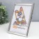 Photo frame plastic 13x18 cm silver (112)