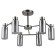 Ceiling lamp 6x15W E14, size 67x67x38 cm