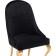 STILL WITH A GUSTAV Metal Carcass Metal/velor, Gold/Black 53x61x97 cm