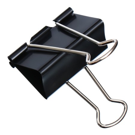 Paper clamps 25 mm, 12 pieces, black-2