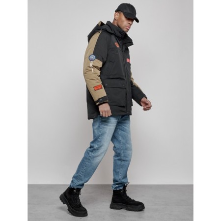 Male Winter jacket, size 54, black color-2