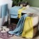 Trick Lovelife "Silky Dream" 50x90 cm, yellow, 100% cotton, 400 g/m2
