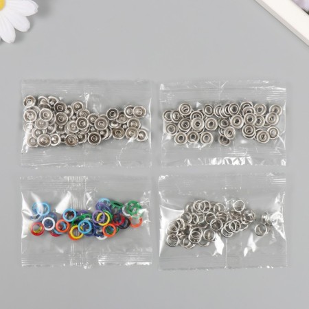 Tool for installation of eyelets 14.5x5 cm + eyelets 50 pcs 9.5 mm + box 9.7x17x2.1 cm-4