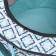 An animal aviary, a tent with a pattern, round, 90 x 55 cm, blue
