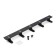 Cappio CVP007 hanger, aluminum, five -rod, black color