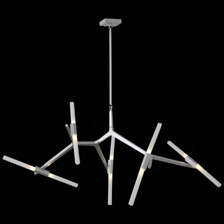 Ceiling Ceiling ST LUCE. SL947.102.10. Laconicita. 10x5 watts, G9, 4000k, 160x40x95 cm, silver color-1