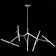 Ceiling Ceiling ST LUCE. SL947.102.10. Laconicita. 10x5 watts, G9, 4000k, 160x40x95 cm, silver color