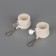 Plastic anti-damp mounts for the flag, flagpole, D-2.5 cm, 2 pcs