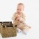 Set for a boy (shirt, trousers) minku beige color, height 74-80