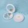 Folding mirror "chamomile", d 7 cm, with an increase, the color of mix