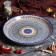 Largan Rishtan ceramics "Patterns", 46 cm, blue