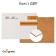 The base (fiberboard) is primed 30 x 40 cm, 4.0 mm, synthetic soil, white