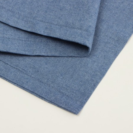 Pillowcase SL Home "Denim" 50*70+2 cm, cent, 100% greedy cotton-5