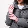 Gloves are female, dimensionless, with insulation, pink color