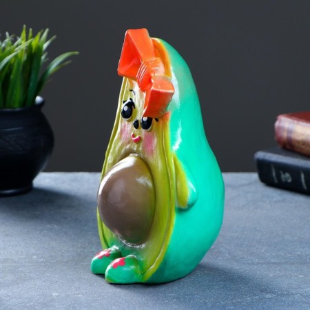 Avocado piggy bank 21 cm-6