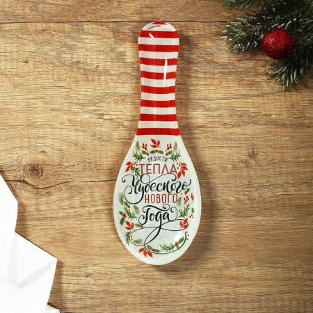 Standing under the spoon of "Wonderful New Year", 21x7.5x2 cm-1
