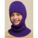 Children's hat, size 51-52, purple color