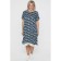 Women's dress, size 64, dark blue color