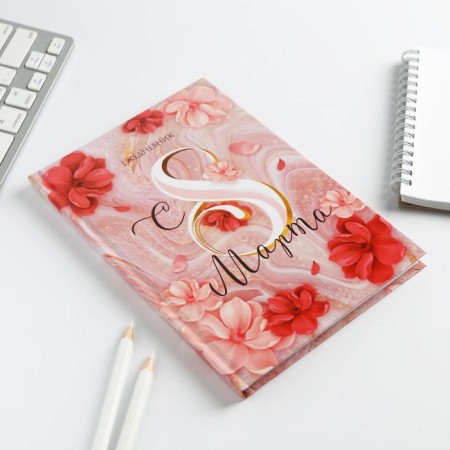 Diary in the gift box "since March 8", Flower, 80 sheets-5