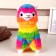 Soft toy "Lama", 25 cm, rainbow color