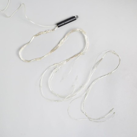 Girlyanda "dreadlocks" 1.5 m, IP20, silver thread, 125 LED, glow warm white, 12 V-6