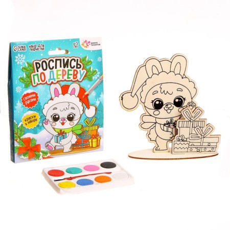 Set for creativity "Wood painting. Bunny"-1