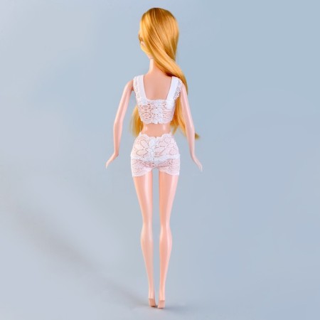 Clothing for dolls "Lace Lingerie", white color-2