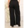 Female trousers, size 48, black color