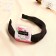 Hair cap "Amata" Classic, 3 cm, black